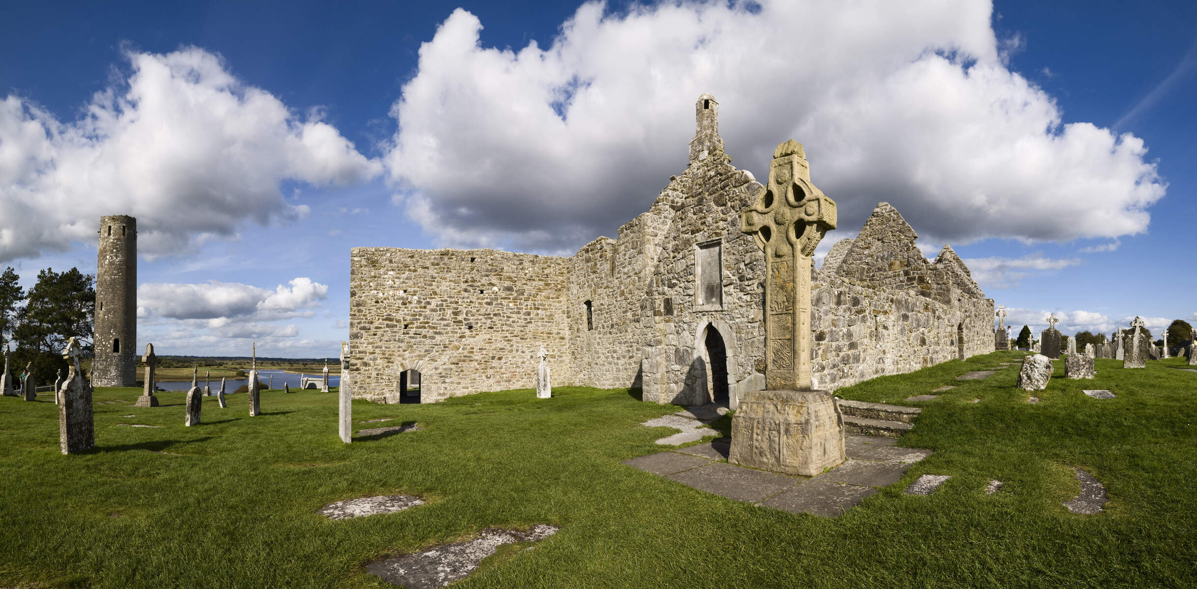 Clonmacnoise Monastic Site Pano 5 Co Offaly 081009CH107 115 Web Size