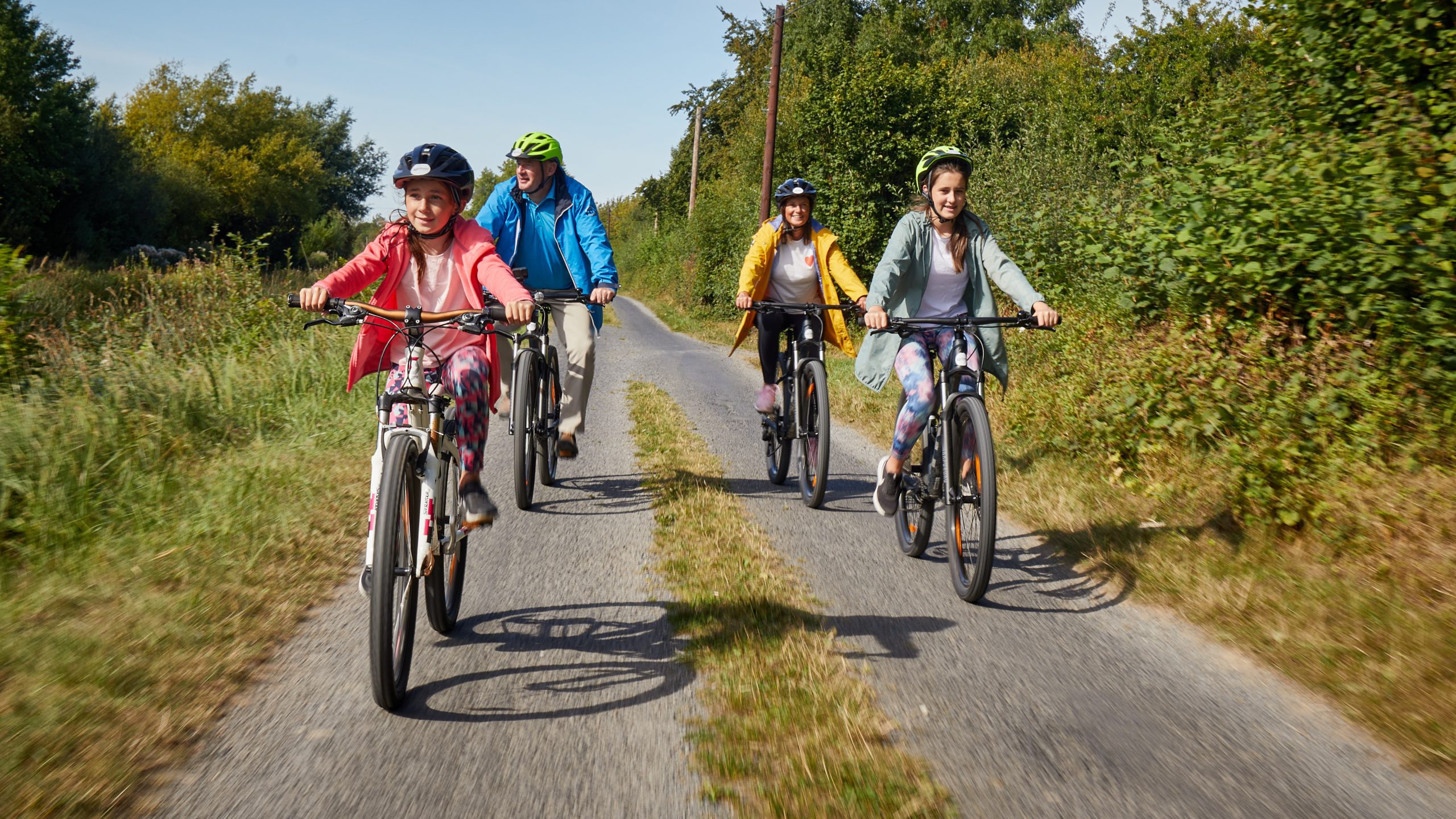 Family Cycling the Barrow Blueway Vicarstown Co Laois master 1