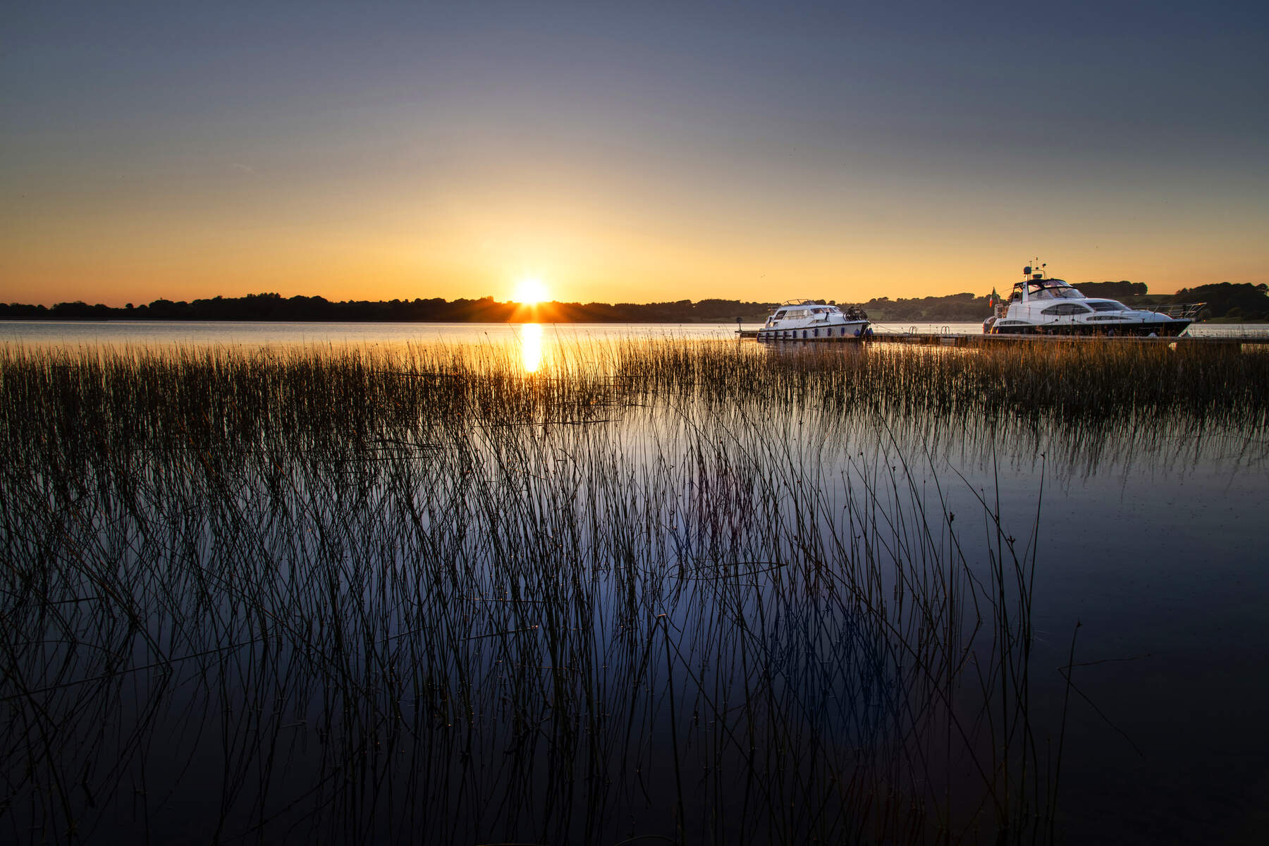 Sunset at Wineport Lodge Athlone Co Westmeath Web Size 1