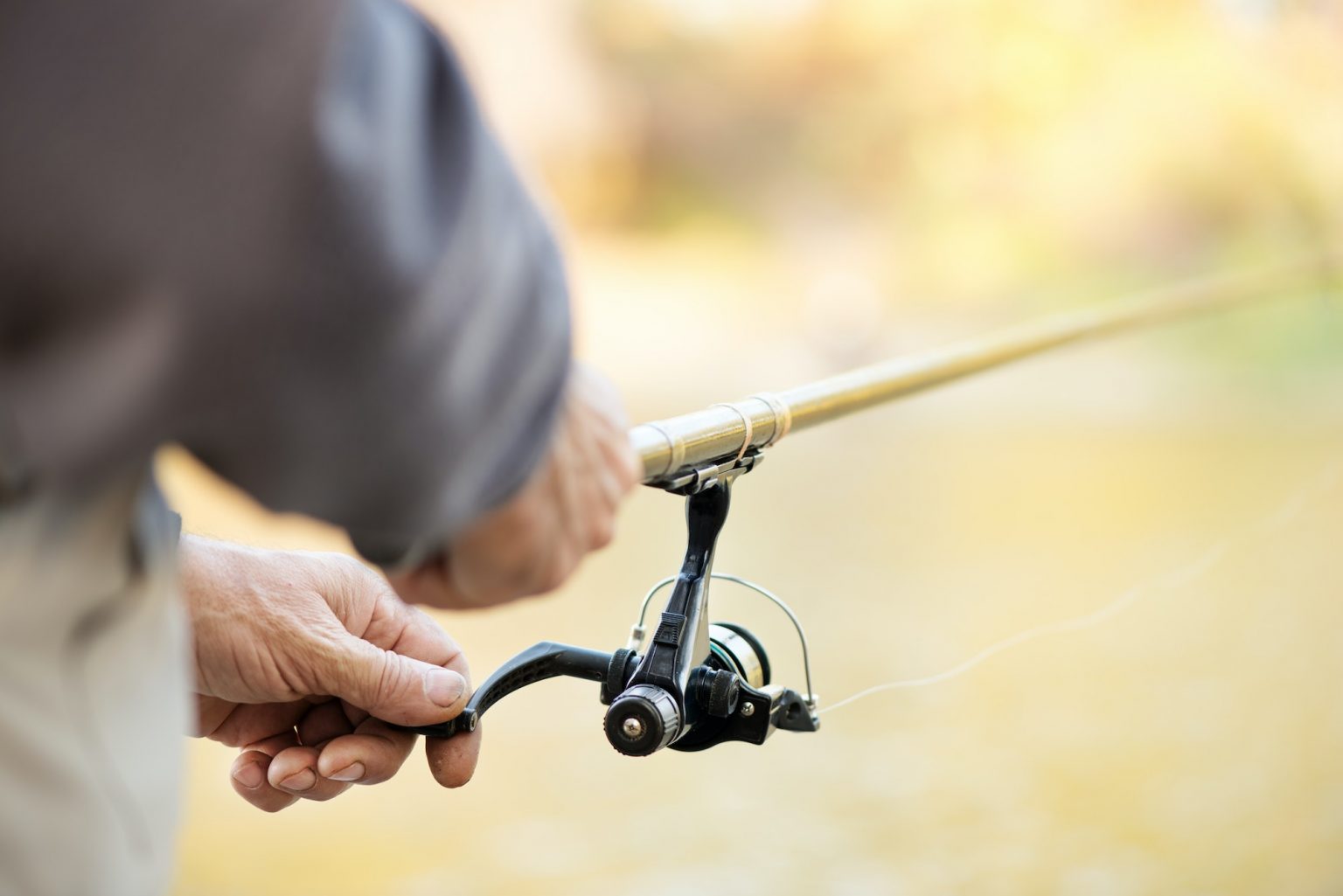 fishing rod and reel